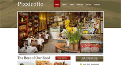 Desktop Screenshot of pizzicottorestaurant.com